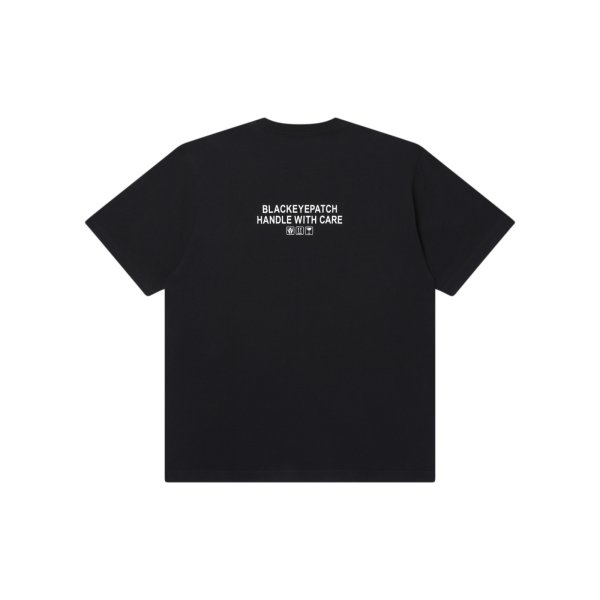 画像2: BLACK EYE PATCH (HWC GESTURE LABEL TEE) BLACK (2)