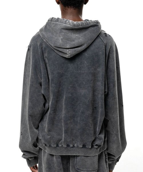 画像2: Maison MIHARA YASUHIRO (Bleached Hoodie) BLACK (2)