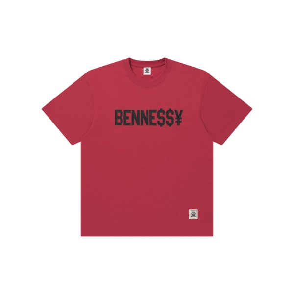 画像1: BLACK EYE PATCH (BENNESSY HEAVYWEIGHT TEE) RED (1)