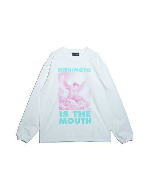 画像1: NISHIMOTO IS THE MOUTH (L/S TEE) WHITE (1)