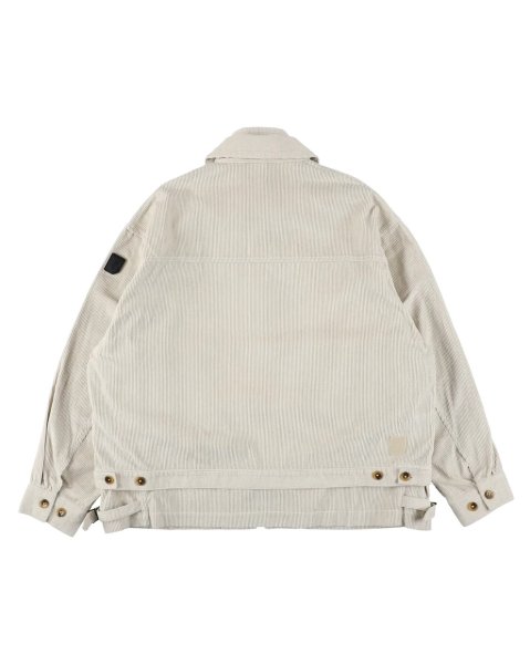 画像2: PHINGERIN (DOUBLE CORD JACKET) L.GREY (2)