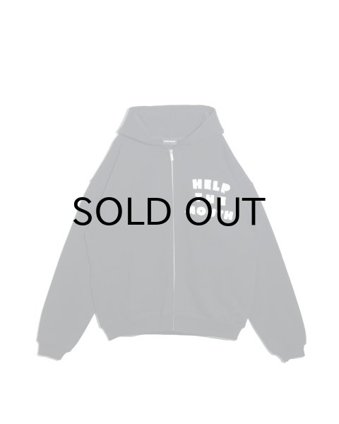 画像1: NISHIMOTO IS THE MOUTH (ZIP SWEAT HOODIE) BLACK (1)