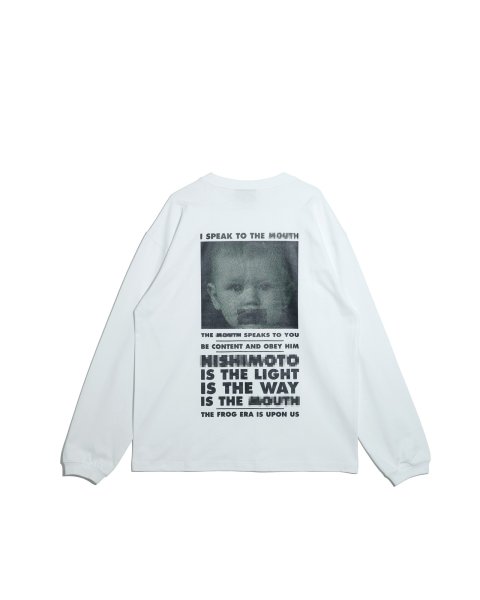 画像2: NISHIMOTO IS THE MOUTH (L/S TEE) WHITE (2)