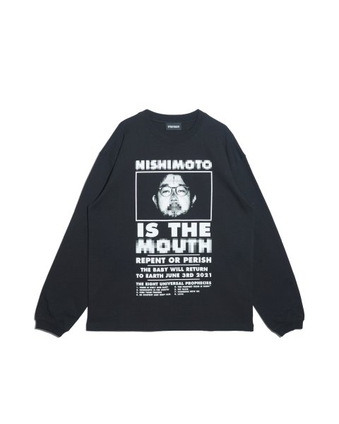 画像1: NISHIMOTO IS THE MOUTH (L/S TEE) BLACK (1)