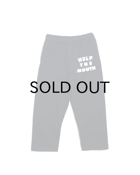 画像1: NISHIMOTO IS THE MOUTH (WIDE SWEAT PANTS) BLACK (1)
