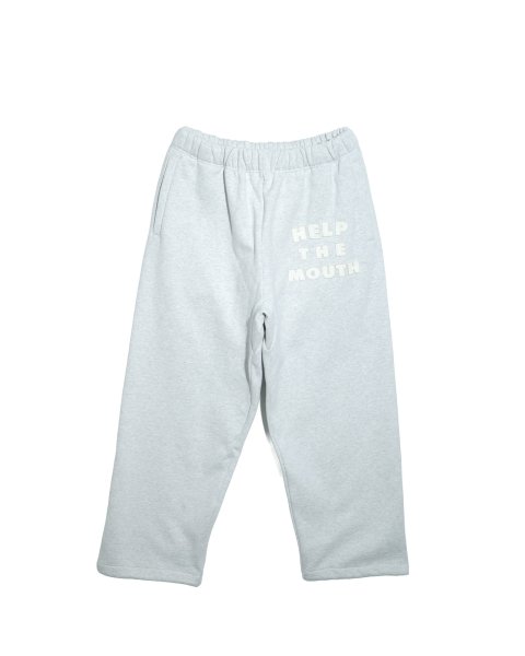 画像1: NISHIMOTO IS THE MOUTH (WIDE SWEAT PANTS) GREY (1)