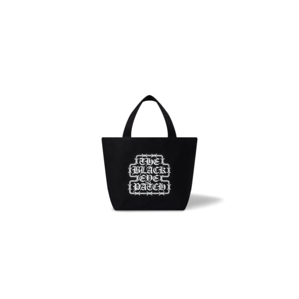 画像1: BLACK EYE PATCH (BARBED WIRE OG LABEL SMALL TOTE) BLACK (1)