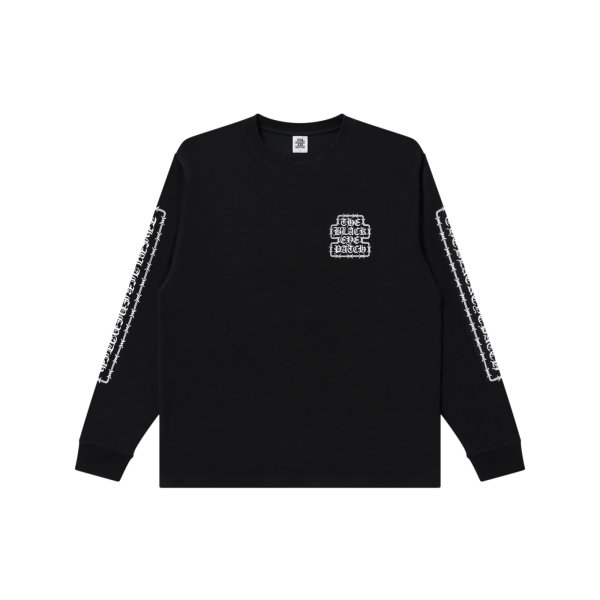 画像1: BLACK EYE PATCH (BARBED WIRE OG L/S TEE) BLACK (1)