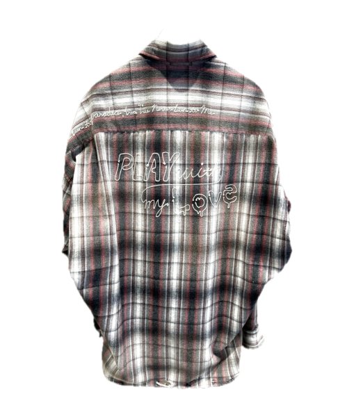 画像2: Maison MIHARA YASUHIRO (Vintage Like Check Shirt) BLACK (2)