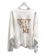 画像1: Maison MIHARA YASUHIRO (Don't Tag Me Printed Sweatshirt) WHITE -30% OFF- (1)
