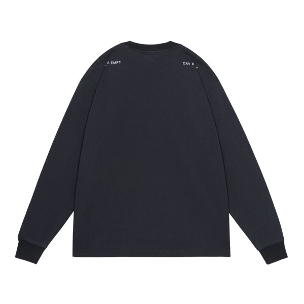 画像2: C.E (WASHED AS Mere Reality LONG SLEEVE T) BLACK (2)