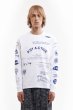 画像1: P.A.M. (TEST SHEET LS TEE) WHITE (1)