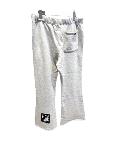 画像2: KAMIYA ("Girl Patch" Bootcut Sweat Pants) GRAY (2)