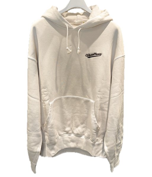 画像1: WACKO MARIA (WASHED MIDDLE WEIGHT PULLOVER HOODED SWEAT SHIRT) IVORY (1)