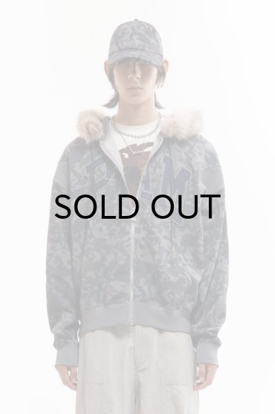 画像1: P.A.M. (ABC FUR TRIM HOODED ZIP THRU SWEAT) ABC (1)