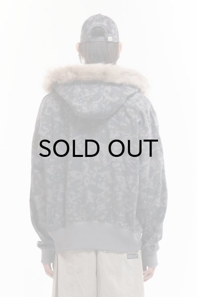 画像2: P.A.M. (ABC FUR TRIM HOODED ZIP THRU SWEAT) ABC (2)