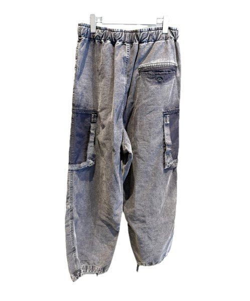 画像2: Maison MIHARA YASUHIRO (Damaged Cargo Pants) BLACK (2)