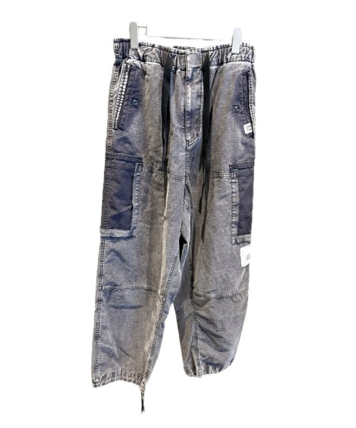 画像1: Maison MIHARA YASUHIRO (Damaged Cargo Pants) BLACK (1)