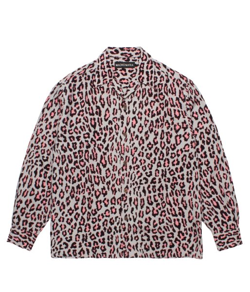 画像1: WACKO MARIA (HAWAIIAN SHIRT L/S TYPE-3) GRAY (1)