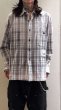画像3: Maison MIHARA YASUHIRO (Vintage Like Check Shirt) BLACK (3)