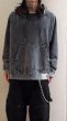 画像3: Maison MIHARA YASUHIRO (Bleached Hoodie) BLACK (3)