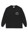 画像2: WACKO MARIA (WASHED HEAVY WEIGHT CREW NECK LONG SLEEVE T-SHIRT TYPE-1) BLACK (2)