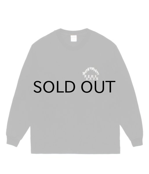 画像2: WACKO MARIA (WASHED HEAVY WEIGHT CREW NECK LONG SLEEVE T-SHIRT TYPE-1) BLACK (2)