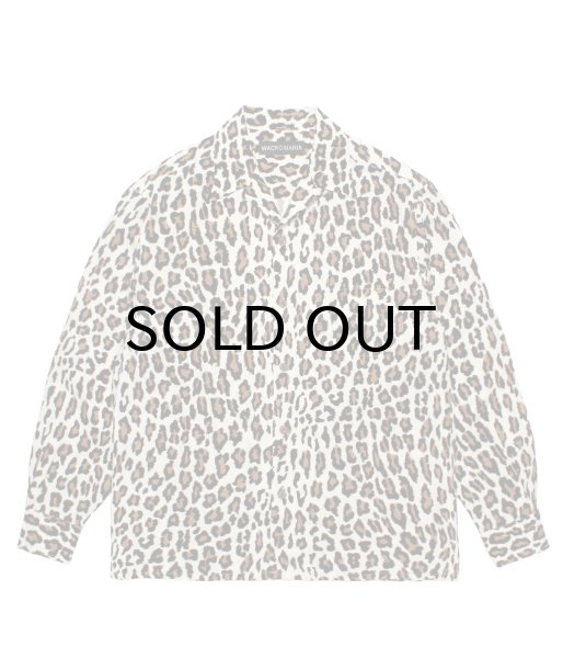 画像1: WACKO MARIA (HAWAIIAN SHIRT L/S TYPE-3) IVORY (1)
