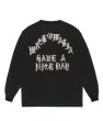 画像1: WACKO MARIA (WASHED HEAVY WEIGHT CREW NECK LONG SLEEVE T-SHIRT TYPE-1) BLACK (1)