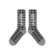 画像2: BLACK EYE PATCH (CHECKED HWC SOCKS) GRAY (2)