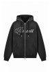 画像1: BREATH (PEARL STUDS ZIP HOODIE) BLACK (1)