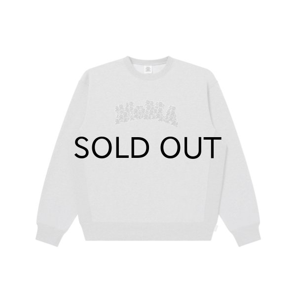 画像1: BLACK EYE PATCH (OG LABEL MUSEUM LOGO CREW SWEAT) H.GRAY (1)