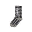 画像1: BLACK EYE PATCH (CHECKED HWC SOCKS) GRAY (1)