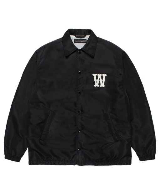 画像1: WACKO MARIA (COACH JACKET TYPE-2) BLACK (1)