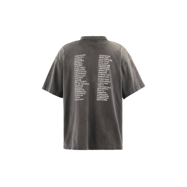 画像2: SAINT Mxxxxxx (SS T-SHIRT_LIVING) BLACK (2)