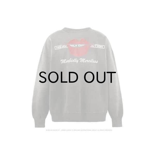 画像2: SAINT Mxxxxxx (TRS_CREW NECK SWEAT_LIPS&TOHGUE) BLACK (2)