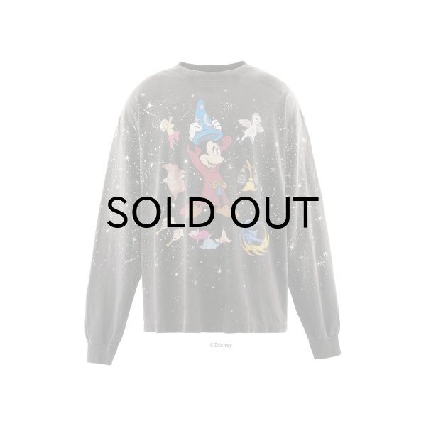 画像1: SAINT Mxxxxxx (DSNY_LS T-SHIRT_FANTASIA) BLACK (1)