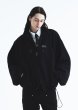 画像2: DAIRIKU ("BIG SLEEVE" ZIP UP FLEECE JACKET) BLACK (2)