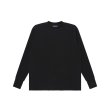 画像1: BLACK EYE PATCH (RIB EMBROIDERED THERMAL L/S TEE) BLACK (1)