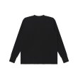 画像2: BLACK EYE PATCH (RIB EMBROIDERED THERMAL L/S TEE) BLACK (2)