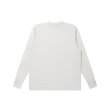 画像2: BLACK EYE PATCH (RIB EMBROIDERED THERMAL L/S TEE) OFF WHITE (2)