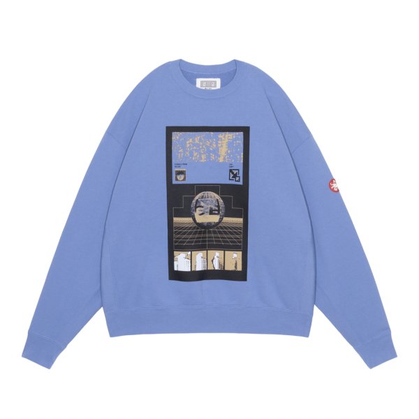 画像1: C.E (AS SIGgrid CREW NECK) PURPLE (1)