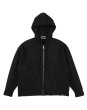 画像1: PHINGERIN (CORDY KNIT ZIP HOODIE) BLACK (1)