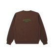 画像2: BLACK EYE PATCH (HWC LABEL CREW SWEAT) BROWN (2)