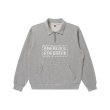 画像1: BLACK EYE PATCH (BARBED WIRE LOGO KOBE TERRY HALF ZIP SWEAT) H.GRAY (1)