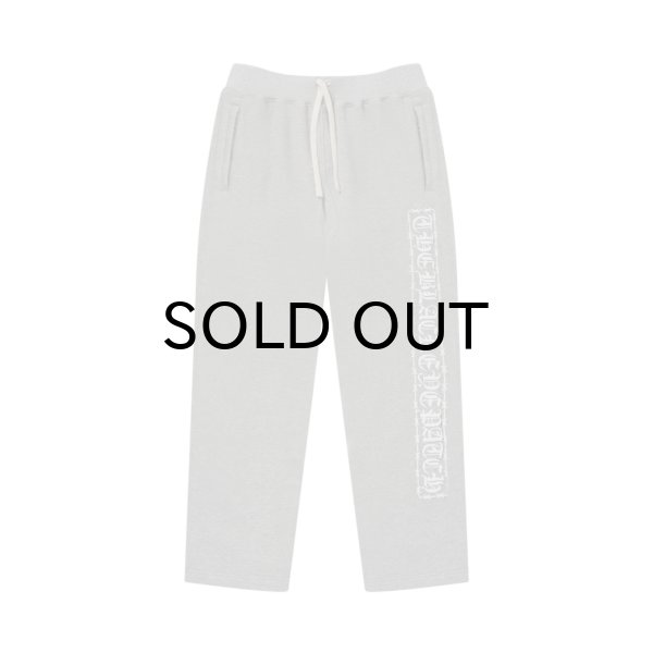 画像1: BLACK EYE PATCH (BARBED WIRE LOGO KOBE TERRY SWEAT PANTS) H.GRAY (1)