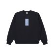 画像1: BLACK EYE PATCH (HWC LABEL CREW SWEAT) NAVY (1)