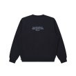 画像2: BLACK EYE PATCH (HWC LABEL CREW SWEAT) NAVY (2)