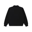 画像2: BLACK EYE PATCH (BARBED WIRE LOGO KOBE TERRY HALF ZIP SWEAT) BLACK (2)