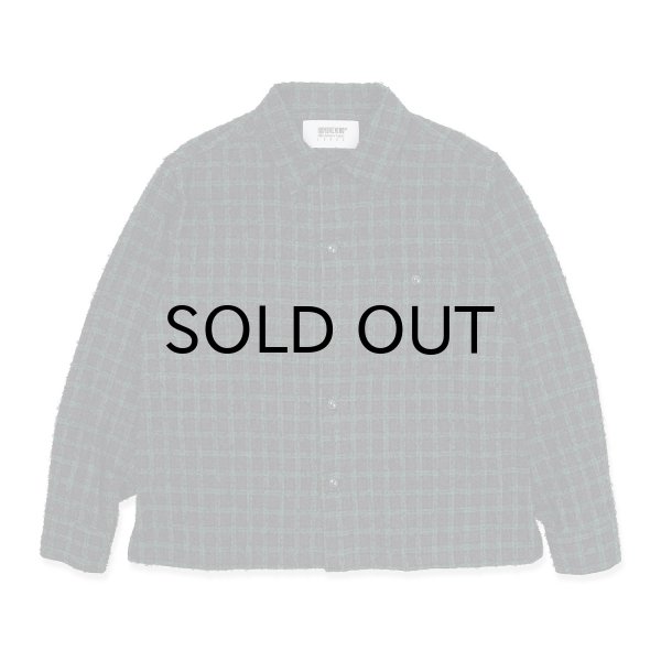 画像1: HOMBRE NINO (NEEDLE PUNCH SHIRT) NAVY (1)